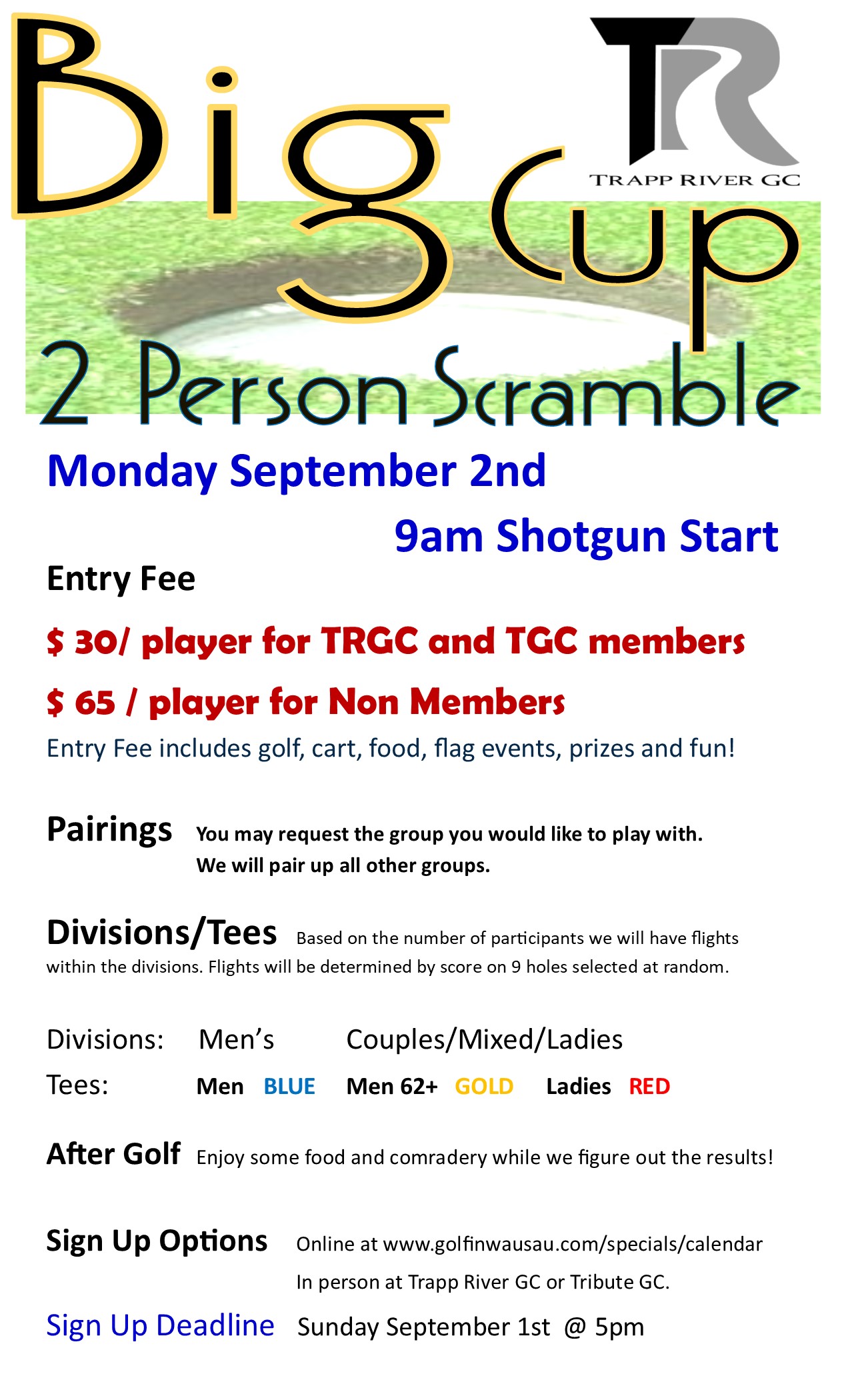 TR BIG Cup Sign Up Info